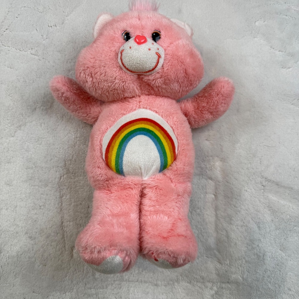 Care Bears‎ Cheer Bear Plush Pink Rainbow Belly 2019